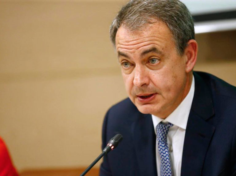 Zapatero pidió una «reflexión serena» a la UE y cambie su postura sobre las legislativas