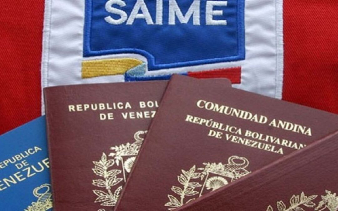 Saime: El servicio enviará este viernes cinco mil 700 pasaportes a Chile