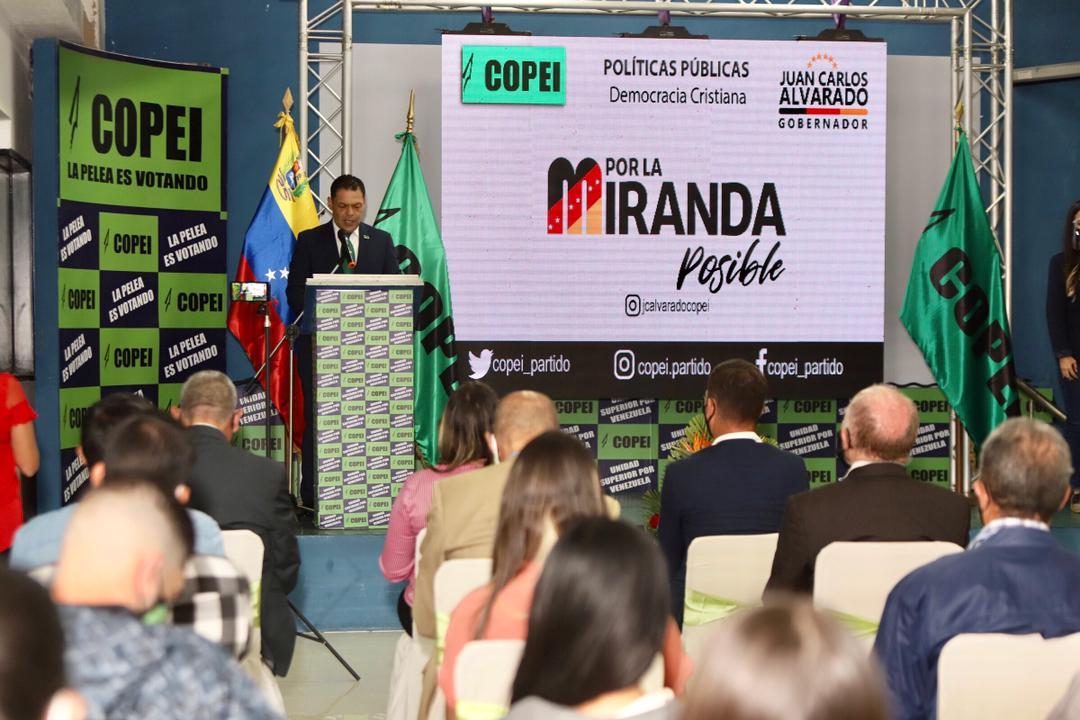 Juan Carlos Alvarado presentó su Plan de Políticas Públicas para el estado Miranda