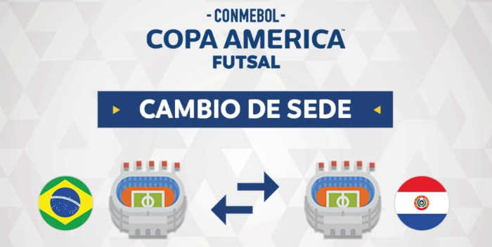 Conmbol anuncia cambio de sede de la Copa América de Futsal 2022 de Brasil a Paraguay