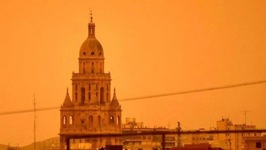 Polvo del Sáhara afecta a España y ya alcanza a Francia