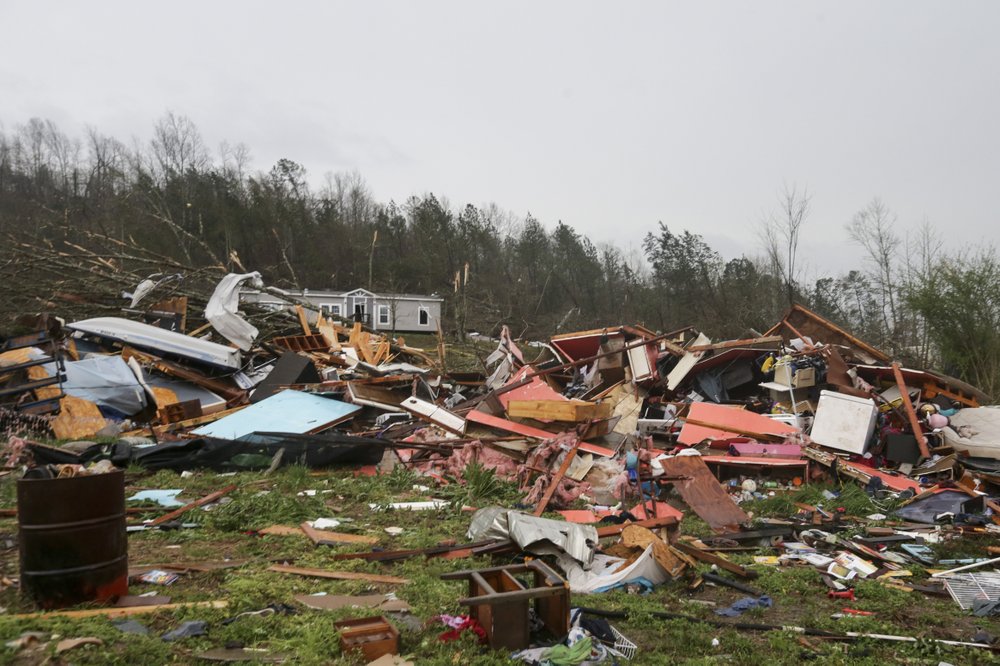 EEUU: Tormentas y tornados amenazan sur del país tras dejar dos muertos